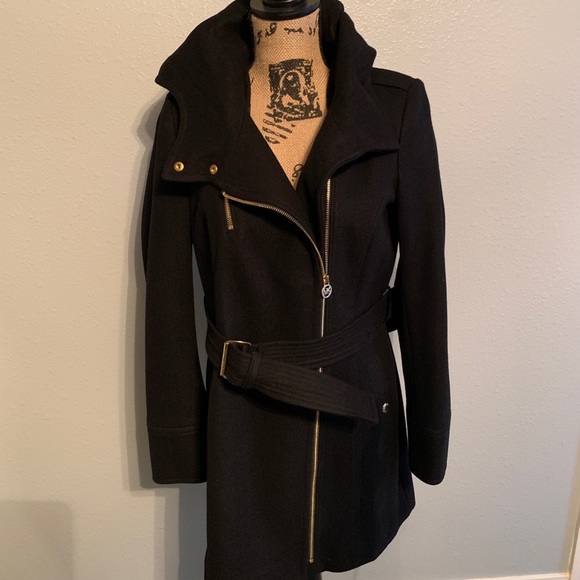 Michael Kors Jackets & Blazers - Michael Kors Wool Hooded Coat